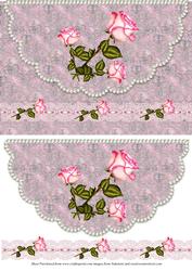 Roses & Pearls Envelope Card