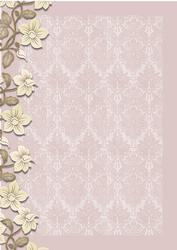 Dusky Pink Floral Background