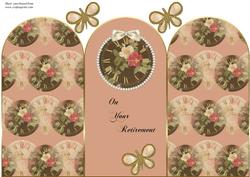 Tri-fold Retirement Card