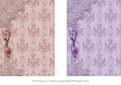 Ribbon & Roses Card Fronts 1