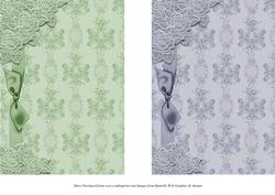 Ribbon & Roses Card Fronts 2
