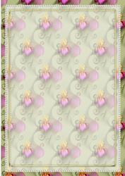 Orchids and Pearls Backing Paper