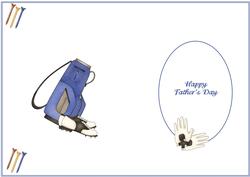 Happy Father's Day Golf Insert