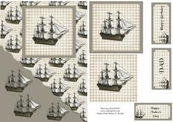 Sailing Ship Quick Card
