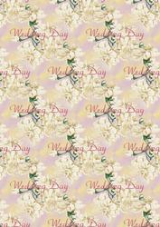 Floral Wedding Backing Paper