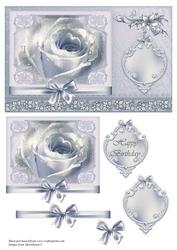 Blue Rose Topper