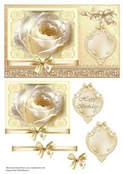 Gold Rose Topper