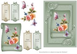 Roses on a Scroll 2