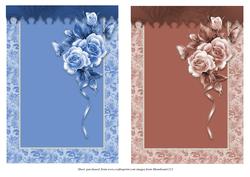 Roses & Pearls Card Fronts 3