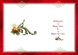 Christmas Candles Insert