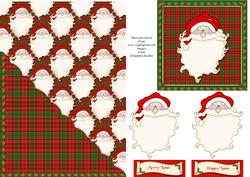 Santa Card Front
