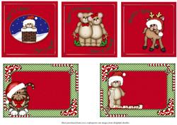Cute Animal Xmas Toppers