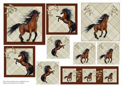 Chestnut Horse Toppers