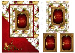 Xmas Candle Card Front