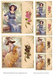 Vintage Lady Toppers