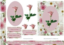 Roses and Pearls Topper