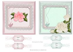 Roses and Pearls Toppers