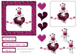 Valetine Topper Set 2