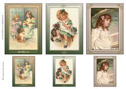 Vintage Children Toppers