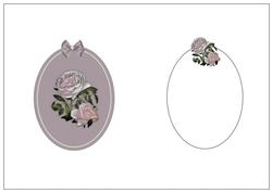 Pearl Framed Floral Insert 4