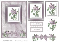 Framed Rose Topper