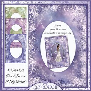 4 Cu4cu Floral & Butterfly Frames