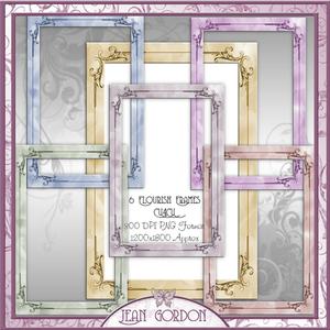 6 Cu4cu Flourish Frames