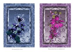 2 Floral Toppers