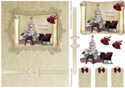 Scroll Xmas Card