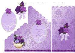 Roses Cascade Card