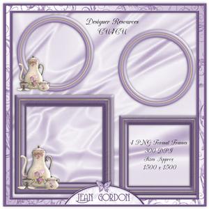 4 Cu4cu Coffee Set Frames