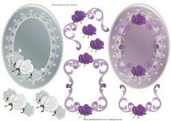 Oval Rose Toppers