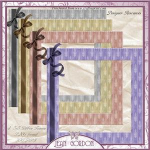 5x5 Ribbon Frames Designer Resources