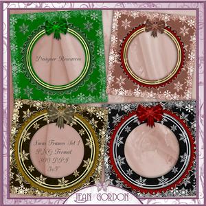 Xmas Frames Set 1 Cu