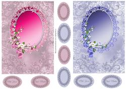 2 Floral Card Fronts
