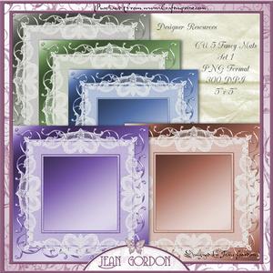 Cu Fancy Mats Set 1