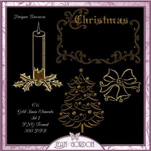 Cu Xmas Embellishments