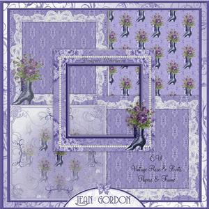 Cu Vintage Roses & Boots