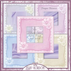 Cu Pastel Floral Frames
