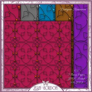 Cu 8x8 Fancy Papers