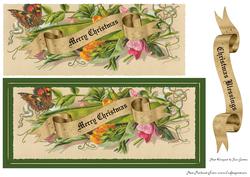 Floral Christmas Toppers