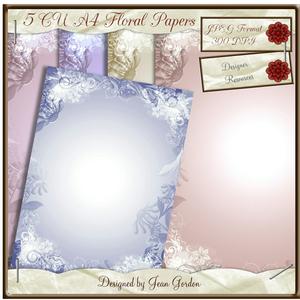 Cu 5 A4 Floral Papers