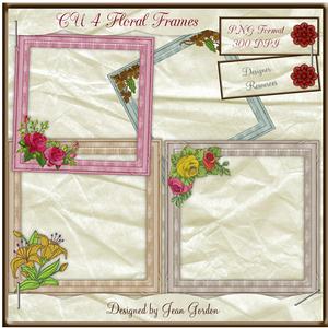 Cu 4 Floral Frames