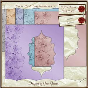 Cu 6 Floral Fancy Frames