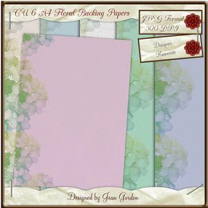 Cu 6 Floral A4 Papers