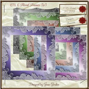 Cu 6 Floral Frames