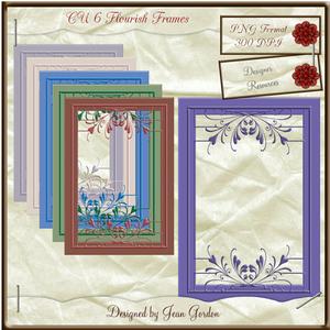 Cu 6 Flourish Frames