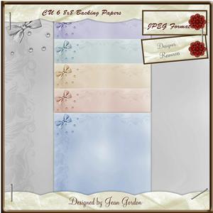Cu 6 Floral & Bows 8x8 Papers