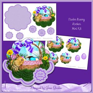 Easter Bunny Rocker Card Mini Kit