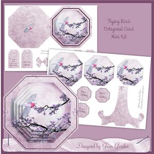 Flying Bird Octagon Card Mini Kit